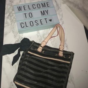 Striped Juicy couture purse